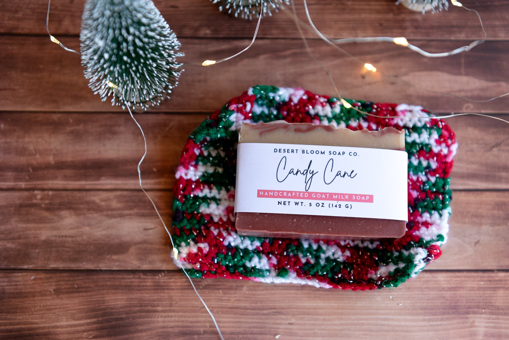 Candy Cane Natural Goat Milk Soap