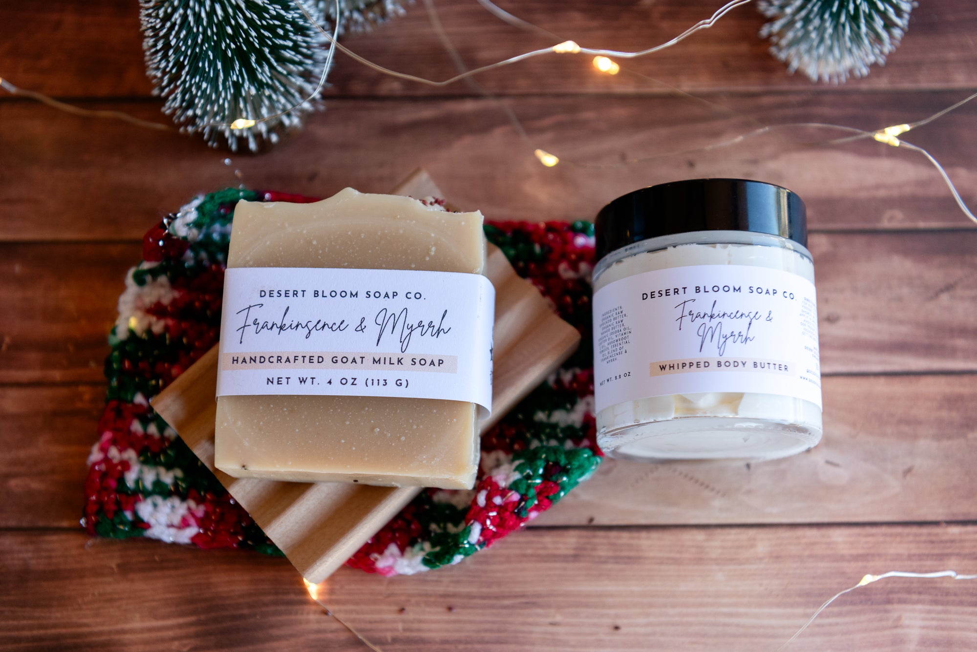 Holiday Gift Sets Natural Soap and Whipped Body Butter